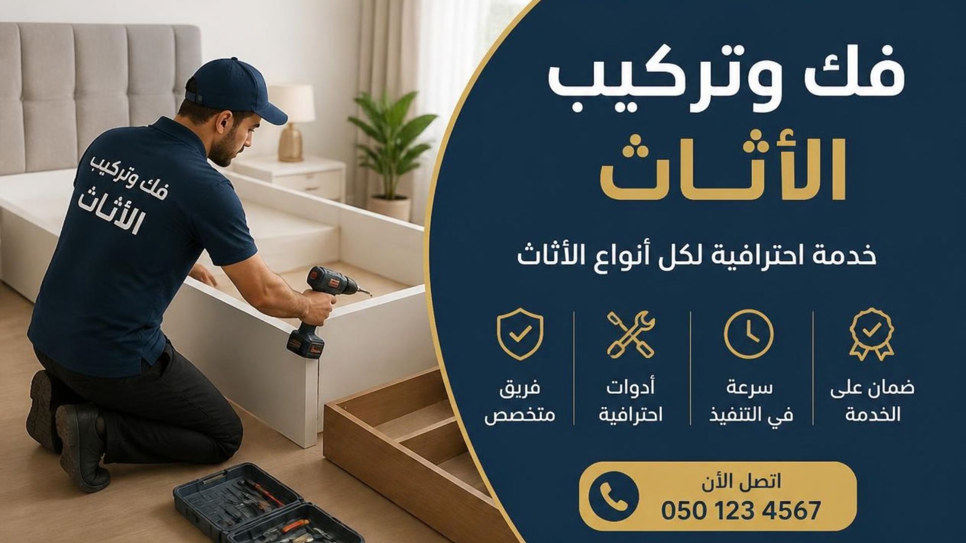 فك وتركيب الأثاث